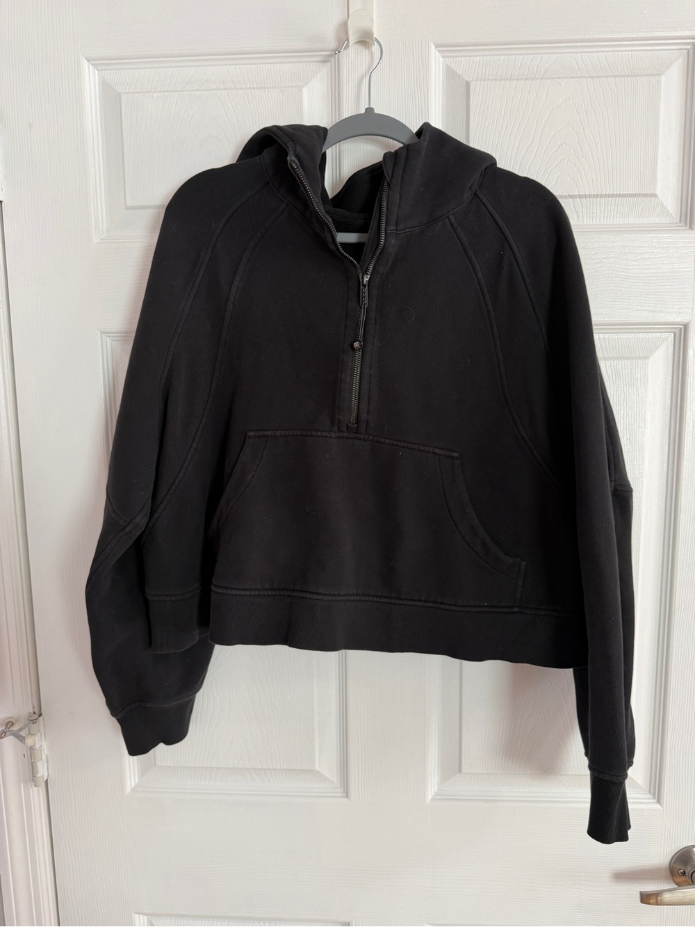 lululemon Scuba Black Half-Zip Hoodie
